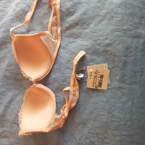 La Perla Lace peach bra 36A - Picture 4 of 8